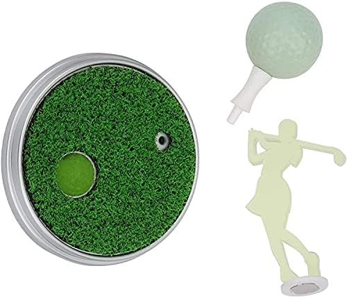 גולף מזכרות, מיני גולף מזכרות מתנת קישוט זוהר פלסטיק גומי מגנטי עבור בית רכב שולחן עבודה