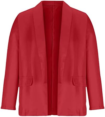 מעילי בלייזר לנשים משרד עסקים חוצה מג'ט קדמי פתוח ז'קט קדמי 2023 אופנה בלייזר