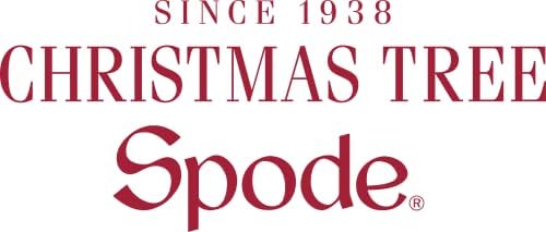 קולקציית עץ חג המולד של Spode, קישוטי ערכת תה של 3 חלקים, קומקום, קרם, וכוס תה וצלוחית, שימוש כטבעת מפית, קישוט תלוי, מתנה או קישוט ביתי