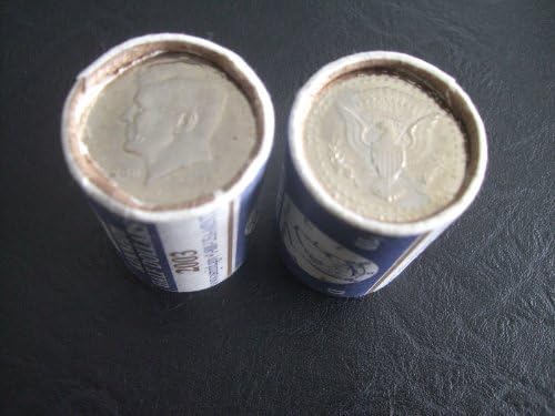 2003 P&D Kennedy Half Dollar Rolls of Us Mint 40 מטבעות חצאים