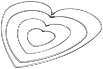 Wealrit 8 PCS Heart Heart Dream Hoops