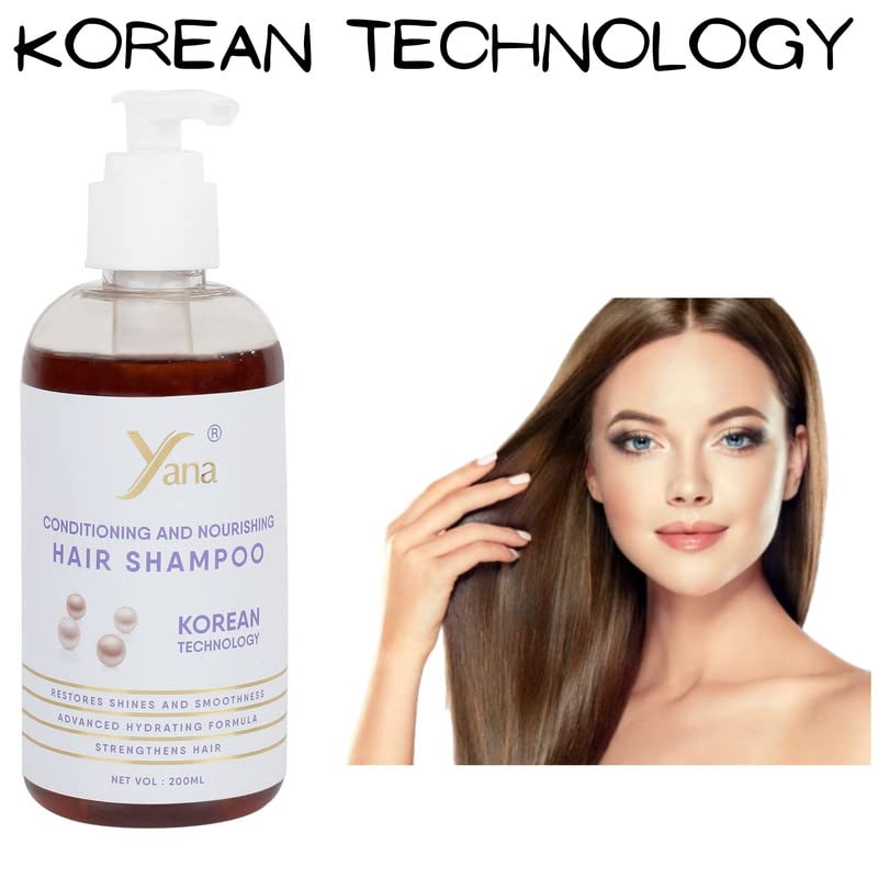 שמפו שיער של יאנה עם שמפו שיער טכנולוגי קוריאני ושילוב מרכך לגברים