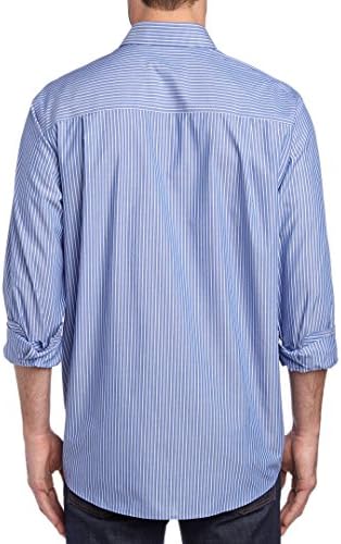 Cutter & Buck Boston Red Sox Blue Pinstripe Shirl Shirt חולצה