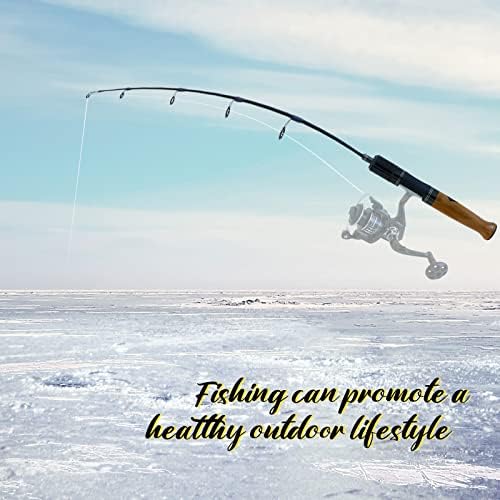 טוקסידו סיילור קרח חכה, סיבים מזוינים/עמוד חומר אור אולטרה- עיצוב ניתוק- מתאים לדיג חיצוני/דיג קרח.
