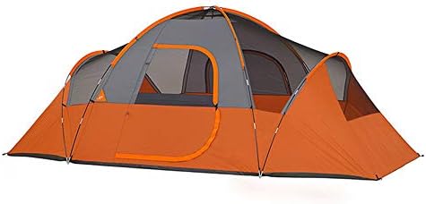 אוהל קמפינג, אוהל משפחתי ל -8 אנשים, אוהל קמפינג משפחתי עם נוף פנורמי של 360 מעלות, 100 אחוז אטום למים, מתאים למשפחות וקבוצות, קמפינג,