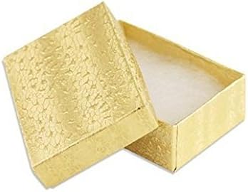 25 יחידות זהב כותנה מלא תכשיטי קופסות מתנה 2 איקס 1 !
