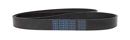 D&D Powerdrive 6K1045 AC Delco חגורת החלפה, 6, גומי