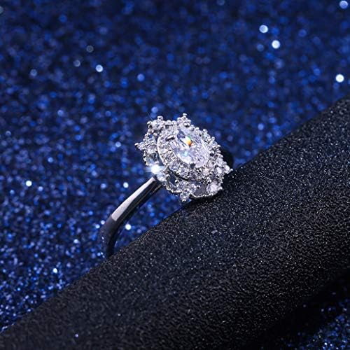 2023 מתכת מותאמת אישית חדשה יהלום מלא מיקרו -סירקון זירקון נשי טבעת נשי מתנה טבעות מהנות לנשים צבעוניות