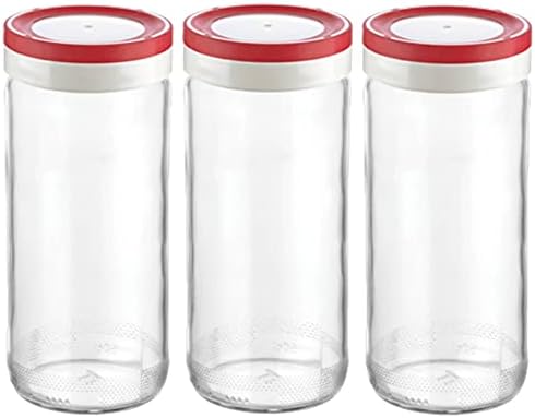 בקבוקי זכוכית למיץ 16 עוז בקבוקי זכוכית לשימוש חוזר עם מכסים לצנצנות שתיית מיץ עם מכסים אטומים מגומי פלסטיק שומר על שייקים טריים, משקאות