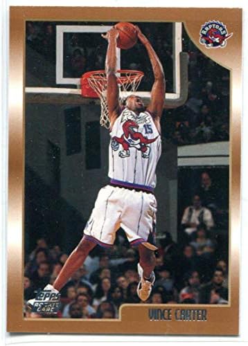 Vince Carter 1999 Topps Rookie 199 כרטיס - כרטיסי טירון של כדורסל