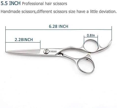 מספריים חיתוך שיער בגודל 5.5 אינץ 'ומספריים דליל שיער בגודל 5.5 אינץ' מספריים מקצועיים