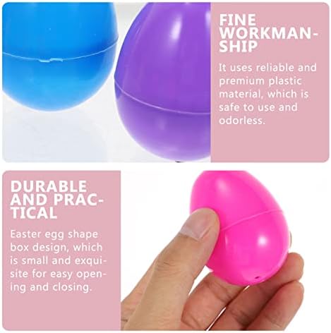 קליספיד ילדים צעצועי 24 יחידות למילוי פסחא ביצים צבעוני בהיר פלסטיק פסחא ביצי פלסטיק ריק פסחא ביצים בתפזורת עבור פסחא ביצת הפתעה ביצת