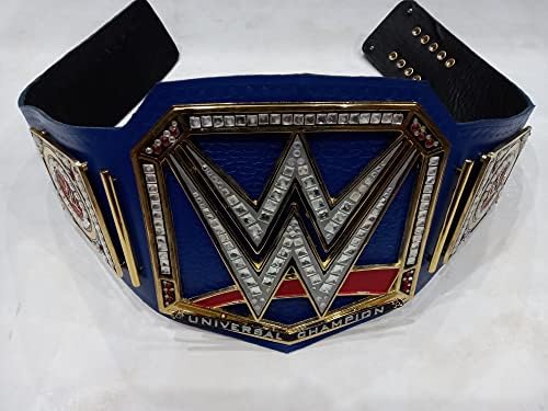 ציוד כושר AA WWE כחול יוניברסל יוניברסל עולמי משקל כבד אליפות תואר גודל למבוגרים WWE WWE BLUE BLUE BELT