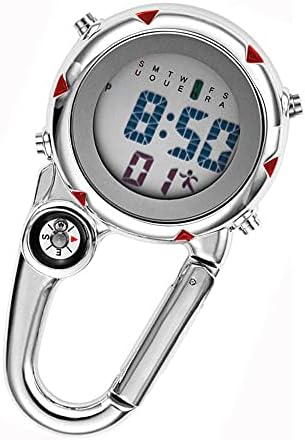מודואר סגסוגת תרמיל קליפ על להקת קרבינר דיגיטלי ספורט פוב שעון זוהר למטיילים שעון אבזרים