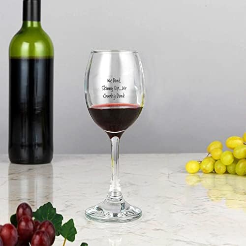 פונלוסי 17 עוז כוס יין אנחנו לא לטבול רזה, אנחנו צ ' אנקי דאנק שתיית זכוכית זכוכית עבור קוקטיילים יין אדום או לבן מושלם עבור בתים & מגבר;