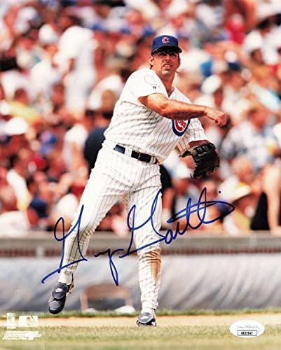 גארי גאטי חתם על 8x10 קאבס שיקגו - תמונות MLB עם חתימה
