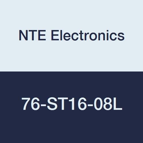 NTE Electronics 76-ST16-08L מסוף ספייד לא מבודד, ציפוי מצופה פח, מסוף נחושת, 16-14 מד תיל AWG, 8 גודל הרבעה, 0.638 אורך, 0.238 רוחב