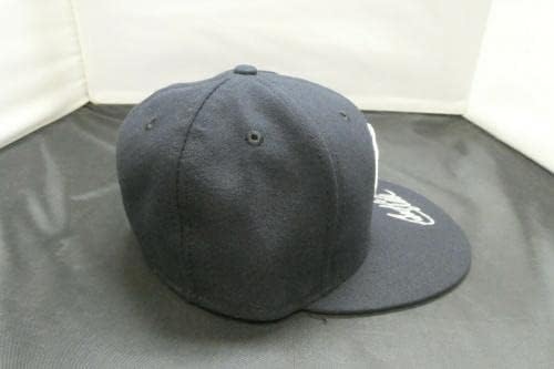 Gerrit Cole חתם על כובע הכובע של ניו יורק ינקי עם קנאים אימות MLB - כובעי חתימה