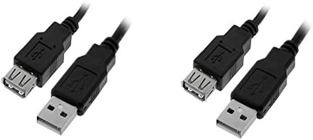 C&E USB 2.0 כבל הרחבה, שחור, זכר לנקבה 1 מטרים CNE460289