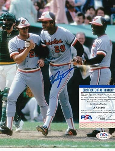 Ken Singleton Baltimore Orioles PSA פעולה מאומתת חתמה 8x10 - תמונות MLB עם חתימה