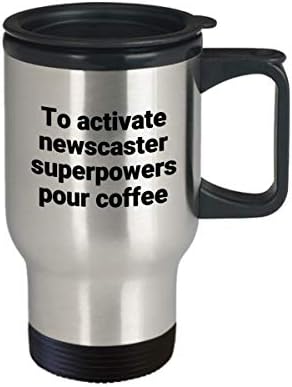 ספל נסיעות חדשותי - סרקסטי סרקסטי חידוש נירוסטה חידוש קפה קפה רעיון מתנה