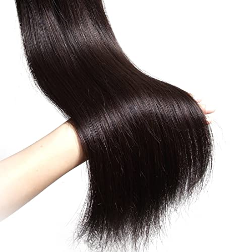 יחידה שיער 10 מלזי ישר שיער טבעי 3 חבילות לא מעובד בתולה שיער טבעי מארג הרחבות