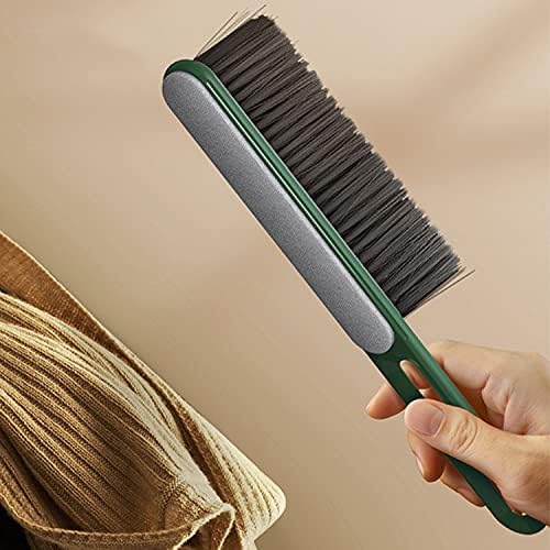 2 ב1 רך ניקוי מברשת / מוך מברשת משמש לחיות מחמד שיער מסיר, ידית לאבק מברשת לדלפק, מיטה, מקלדת, ספה
