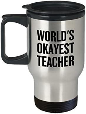 ספל נסיעות מורה מצחיק - רעיון מתנה למורה בבית הספר - הוראה מתנה - רעיון מתנת מורה מצחיק - המורה הכי בסדר בעולם
