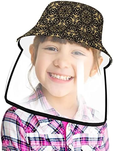 כובע מגן למבוגרים עם מגן פנים, כובע דייג כובע אנטי שמש, רטריבר מוזהב