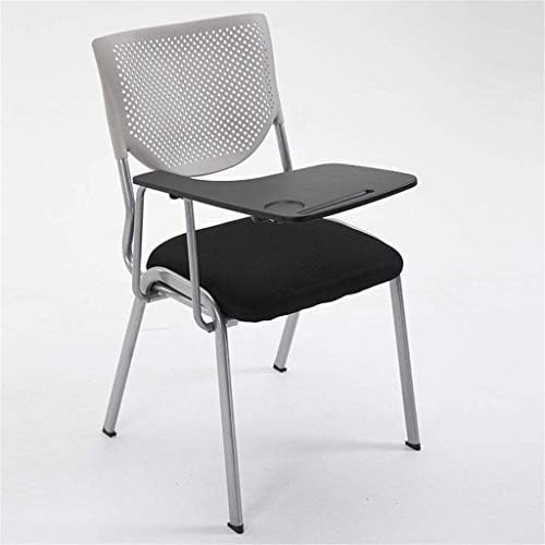 פשטות יצירתית יסא לימוד רב -פונקציונלי נוח, כסא מחשב עם לוח שולחן לחדר ישיבות חיצוני כיסא הכשרה בכיתה כורסה כיסא כורסה, LSXYSP, D, 454982