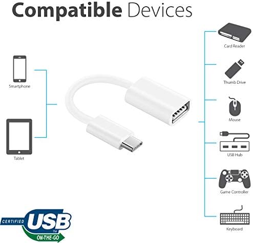 מתאם OTG USB-C 3.0 תואם ל- LG 15Z95P-K.AAB6U1 שלך לפונקציות מהירות, מאומתות, מרובות שימוש כמו מקלדת, כונני אגודל, עכברים וכו '.