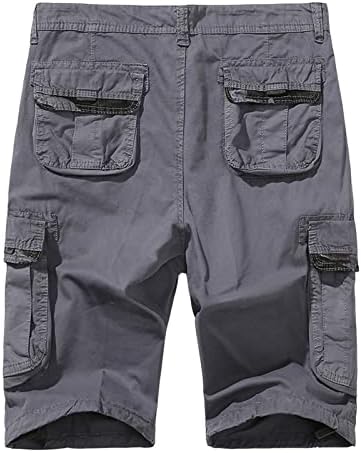 מכנסיים קצרים לגברים של YMOSRH מכנסיים קצרים בגדי ספורט ישר מכנסיים מפוצלים מכנסיים קצרים מזדמנים