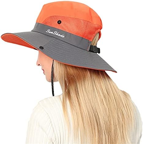 כובעי שמש רחבים לנשים לנשים גברים ברשת כובעי בייסבול חור קוקו כובע שמש מתקפל לגברים נשים רחבות חוף שחים