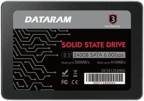 Dataram 240GB 2.5 כונן SSD כונן מצב מוצק תואם ל- MSI B250M Pro Opt Boost