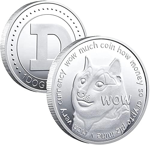 1 pc זהב Dogecoin חידוש מצחיק עיצוב מצחיק מטבע זיכרון מטבע מצופה זהב מצופה מטבע 2021 אספנים חדשים מטבע אספנות מהדורה מוגבלת עם מארז מתנה