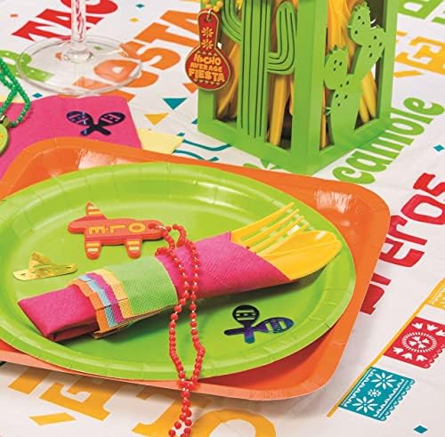 טבעות מפיות של Fiesta Fringe עבור ציוד מסיבות סינקו דה מאיו