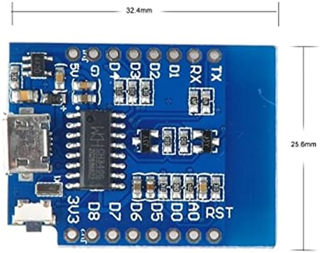 ESP8266 ESP-12F/E MODULE WIFI, עבור Arduino IDE Micropython, חבילה של 3