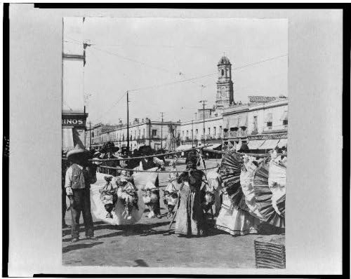 צילום פיתוחים היסטוריים: תמונה של צנצנות חרס מעוטרות, פינאטים, 1890-1923, מקסיקו