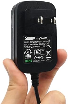 MyVolts 12V מתאם אספקת חשמל תואם/החלפה למקלט Shure PG4 - התקע האמריקני