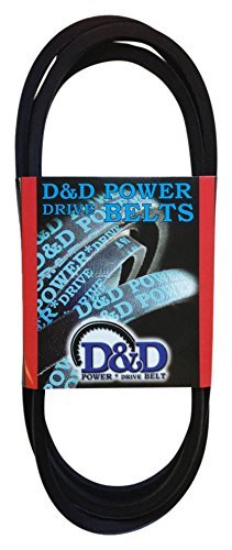 D&D PowerDrive B74/5L770 TBA חגורת החלפת חגורה, B/5L, 1 -להקה, אורך 77 אינץ ', גומי