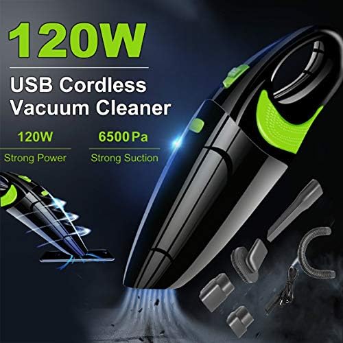 Czdyuf 120W שואב אבק רכב חזק לרכב נייד כף יד USB רטוב אלחוט ויבש שימוש נטען שואב אבק מכונית ביתי