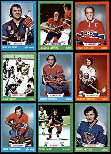 1973-74 הוקי Topps Sette Set Ex+