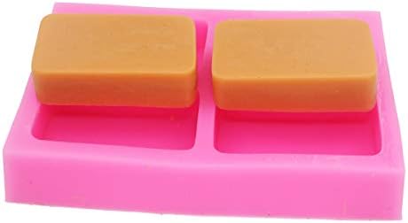 4 מלבן חלל 0934 אמנות מלאכה סיליקון סבון סבון עובש מלאכה תבניות סבון בעבודת יד DIY