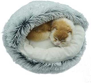 חורף 2 ב 1 עגול חתול מיטת סגנון 3-סופגנייה כלב מיטת מחצלת כרית מיטת בית עבור כלב חתול מחמד אספקת בית תפאורה