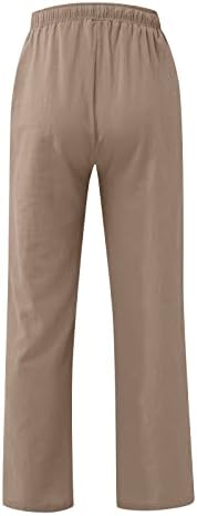 מכנסי פשתן סקסגול גודל פשתן מכנסי מכנסיים מזדמנים מתאימים מכנסיים 2023 הדפסה מצחיקה מכנסי גרפיקה
