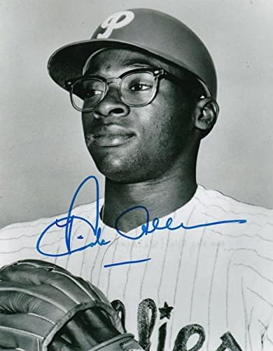 דיק אלן פילדלפיה פיליס פעולה חתומה 8x10 - תמונות MLB עם חתימה