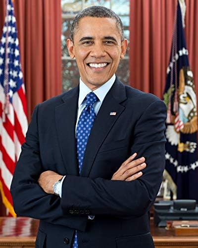 ברק אובמה תצלום-יצירות אמנות היסטוריות משנת 2012 - דיוקן נשיא ארצות הברית - - חצי מבריק