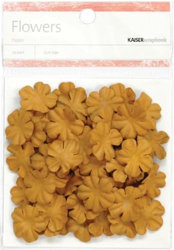 Kaisercraft Sepia Paper Flowers, 2 סמ