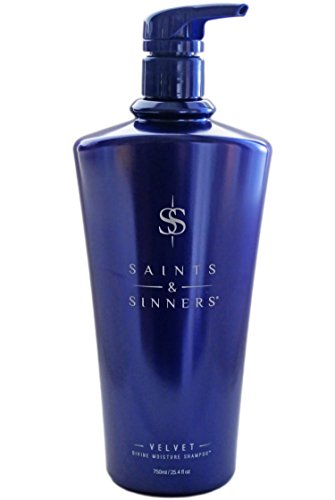Saints & Sinners Velvet שמפו לחות אלוהי לשיער יבש, פגום וצבעוני - תיקון, חידוש, חידוש והוסף ברק