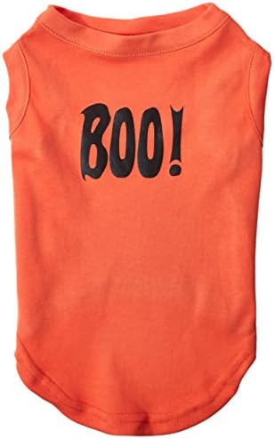 מוצרי חיית מחמד של מיראז 'Boo! חולצות הדפסת מסך כתום LG